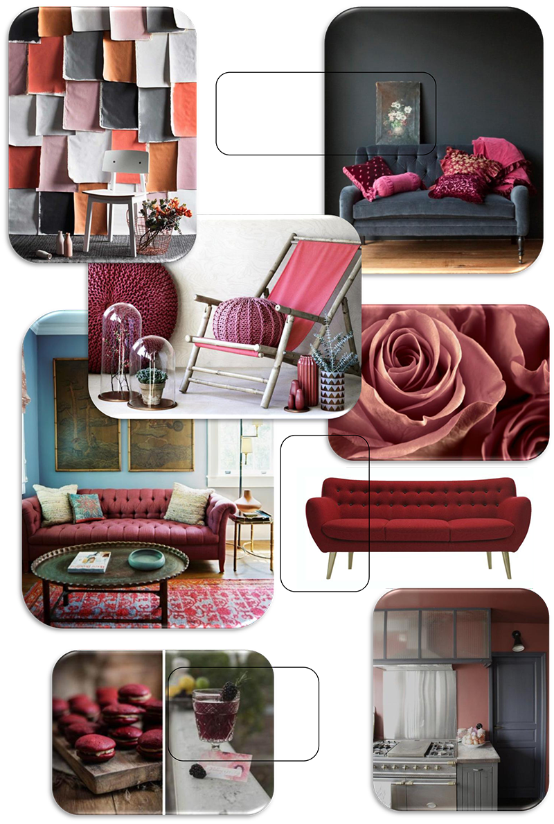 couleur tendance Marsala